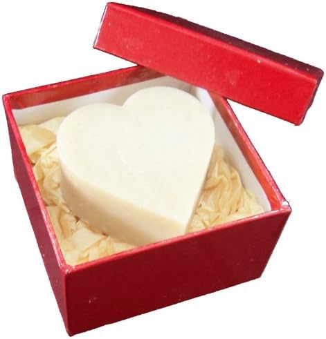 ATTIS Valentine's Handmade Natural Calcium Bentonite Clay Heart Soap | Vegan | Boxed
