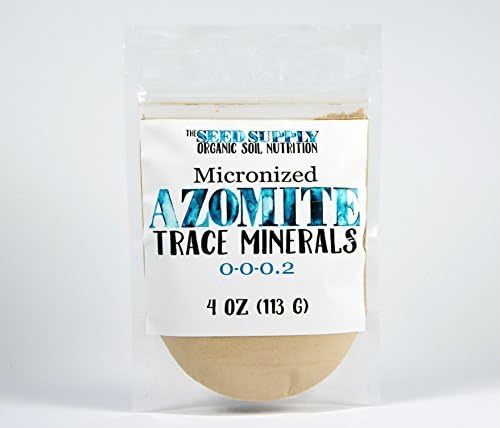 4 Ounces of Azomite - Organic Trace Mineral Powder - 67 Essential Minerals - Bulk by Raw Supply