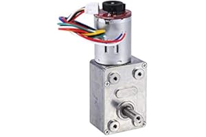 12v DC Motor, DC 12V drehmomentstarke Schneckengetriebe Motor Reduzierung mit Encoder Srong selbsthemmend(10RPM)