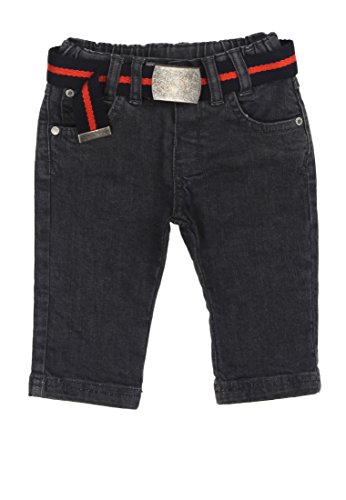 Steiff Baby-Girls Hose Jeans Jeans, Grey (Grey Denim/Gray 0016), 3-6 Months (Manufacturer Size: 68)