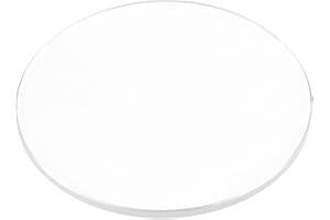 sourcing map 30mm Dia. Watch Glass Sapphire Crystal Lens, Round Flat 1mm Thickness Replacement Parts for Watchmaker Repair Clear