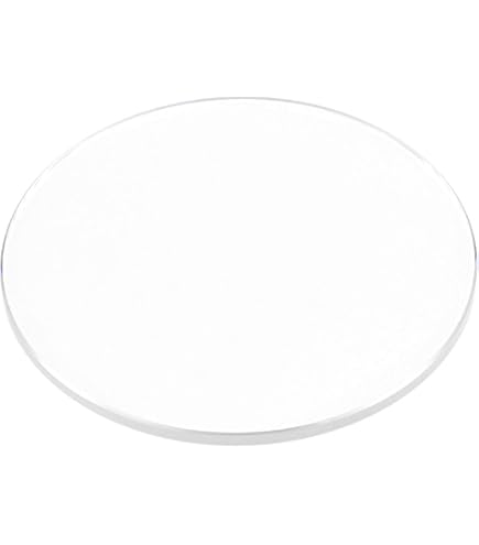 6 Stück Uhrengläser Rund, 18 Mm Durchmesser – Aus Optischem Glas, Klar