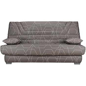 Tousmesmeubles Banquette Lit Clic Clac Matelas Bultex 130 Cm