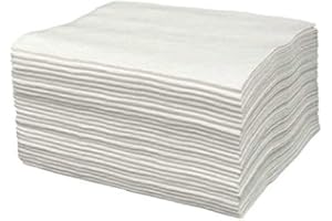 MLG SISTEMA 360 Toallas desechables 100uds Peluqueria Spun-Lace Premium 37x80cm color Blanco | Estetica | Manicura