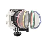 CeeMart 2014 New Arrival camera accessories 52mm Flip Converter for Gopro 3+ Housing - 5 Colors Available Blue