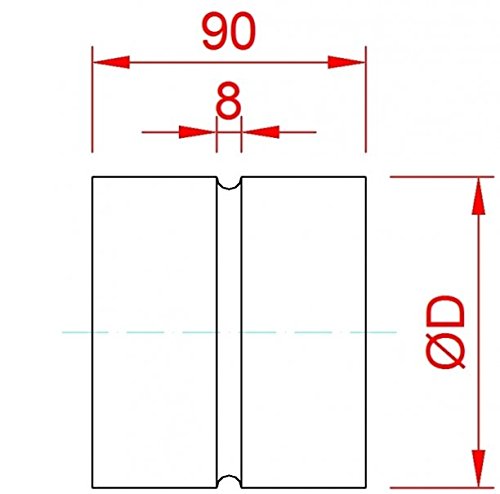 Intelmann Muffe Ø 160 (80 100 125 150 160 200) - 3