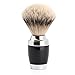 Muhle Stylo 3 Piece Double Edged Safety Razor Shaving Set with Silvertip Badger Hair Brush - No Blades Included