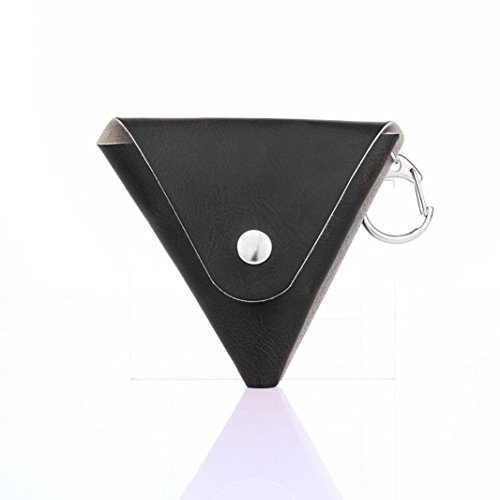 Bescita Brand New For Fidget Hand Spinner Triangle Finger Toy Focus ADHD Autism Bag Box Carry Case Packet(Without Fingertip gyro (Black)