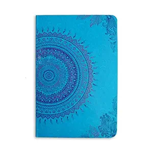 Doodle Ethnic Motif Hard Bound Undated A5 Notebook Diary (200 Ruled Pages, 5.5 X 8.5 Inches, 80 GSM) Diary for Writing, Gift for Friend, Personal Diary
