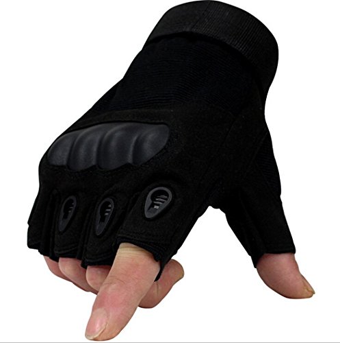 Fingerlose Handschuhe, Coofit Fitness Handschuhe Sporthandschuhe Herren Handschuhe Motorrad Handschuhe Tactical Gloves - 3