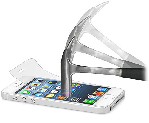 StilGut Displayschutzfolie Panzerglas für iPhone SE, iPhone 5s & iPhone 5c, 2er-Pack - 2