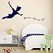 Produktbild Wandtattoo mit Peter Pan-Zitat Never Grow Up Zitat für Kinder fürs Kinderzimmer, Vinyl-Aufkleber, Heimdekoration, Wandbild für Zuhause, Schlafzimmer, Dekoration