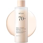 Anua Rice 70 Glow Toner – Moisturising Face Toner, Radiance with Rice Water, Niacinamide & Ceramides, Dry & Sensitive Skin, K