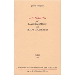 Dialogues sur l'achèvement des temps modernes Livre en Ligne Dialogues sur l'achèvement des temps modernes Livre en Ligne - Telecharger Ebook