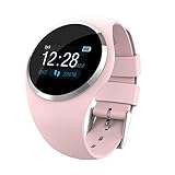 TRDCZ 1080P Smart Band Herzfrequenz Fitness Tracker Armband Smart Armband Uhr Blutdruck Wasserdicht Ntelligent Armband Für Telefon,Pink