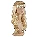 TRIXES Blonde Wig 20" Long Wavy Hair Costume Party Cosplay Fancy Dress