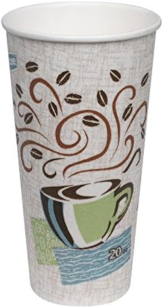 Dixie 5320CD PerfecTouch 20 oz. Cups, Paper, Coffee Haze (Pack of 500)