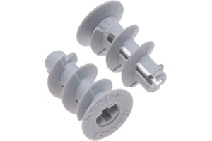 Tasselli per cartongesso Driva di Keple, 50 pezzi tasselli in nylon da 15mm x 23mm, elementi di fissaggio per cartongesso per pareti in gesso, per cavità, fissaggi in plastica - tasselli da avvitare