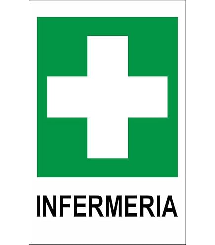 Cartello Segnaletico INFERMERIA - In Alluminio 20x31 Cm Resistente Alle Intemperie - Foto 8