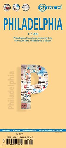 Philadelphia 1 : 7 000: Downtown, University City, Fairmount Park, Philadelphia and Region: BB.C538