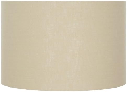 Pacific Lifestyle Double Lined Linen Drum Shade, Butterscotch