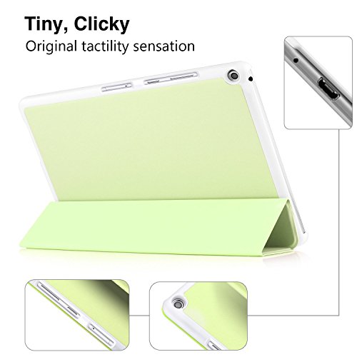 ELTD Huawei MediaPad T3 8 Hülle Case – Ultra Schlank Smart Cover Tasche Schutzhülle Case Für Huawei MediaPad T3 8 mit Standfunktion, Grün - 7