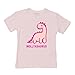 Personalised Dinosaur baby girls and toddler t-shirt- Your name asaurus