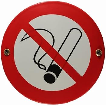 Schild „Rauchen Verboten“ – 20 Cm Ø, Aluminium, Wetterfest, Gemäß ASR A1.3/BGV A8