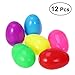 Produktbild LUOEM Plastikeier Ostereier DIY Dekorationen für Ostereier Jagd Spiel Geschenk Ostern Stuffer Ostern Party Favors 6CM (Farbe sortiert) 12ST