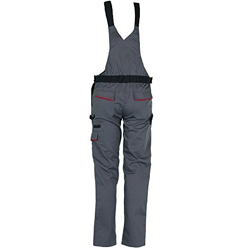 Planam Damen Latzhose „Highline“ Größe 36 in schiefer/schwarz/rot, 2339036 - 4
