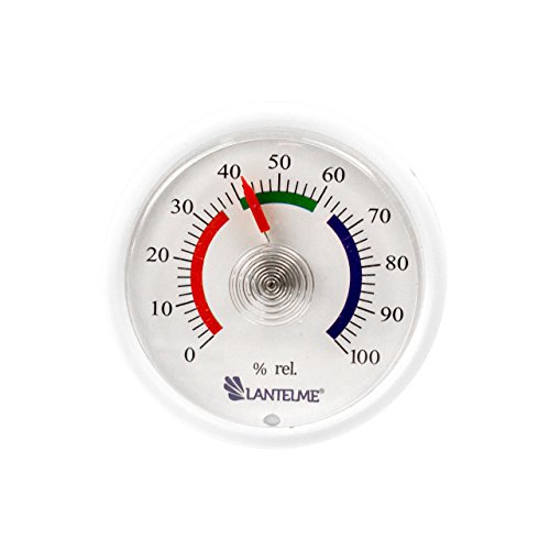 Lantelme 6307 Mini Hygrometer, 3 Stück Set mit Analoger Feuchtigskeitsanzeige über Bimetall Federelement - 2