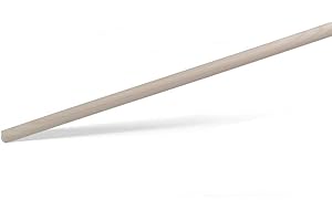UNBEKANNT Nölle Profi-Brush Besenstiel (Durchmesser 23,5 mm, Länge 150 cm, aus Holz, stabile Ausführung, Gartenwerkzeug) 466005900
