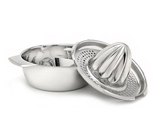 ofye Langlebig Manuelle Entsafter Küche Werkzeug Zitruspresse silber - 5