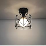 DISEÑO RETRO - diseñado con un estilo retro industrial clásico, material de metal, superficie de pintura, combinación de negro, traen a habitaciones un toque especial mientras iluminan tus espacios.