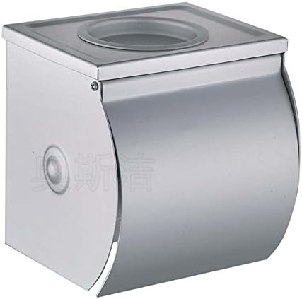 TER Bathroom Toilet Tray/Space Aluminum Waterproof Toilet Roll Holder/Toilet Paper Shelf /Metal Tissue Box/Tissues Holder-B