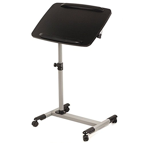 Maclean MC-671 Laptopständer Projektorständer Laptoptisch Notebookständer auf Rollen höhenverstellbar Halterung - 3