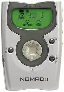 Creative Nomad IIc tragbarer MP3-Player 32MB Silber (mit zusätzlichem 32MB-Speichermodul)