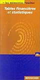 Tables financières et statistiques