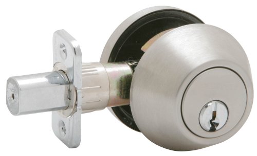 Satin Stainless Steel Single Cylinder Deadbolts JD60V630