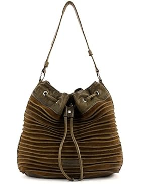 FREDSBRUDER Damen Ledertasche VINTAGE VELVET mitgelieferter Taschenbeutel