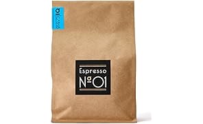 Espresso N°01 von Coffee858 - Handgerösteter Premium Kaffee - Fair & Direkt gehandelt - Arabica-Robusta Blend - Säurearm & Bekömmlich - Traditionelle Trommelröstung - ganze Bohne (350 g)