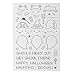 Produktbild ECMQS Halloween DIY Transparente Briefmarke, Silikon Stempel Set, Clear Stamps, Schneiden Schablonen, Bastelei Scrapbooking-Werkzeug