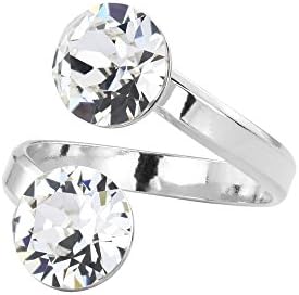 925 silver ring Swarovski crystal - ARLIZI 0966