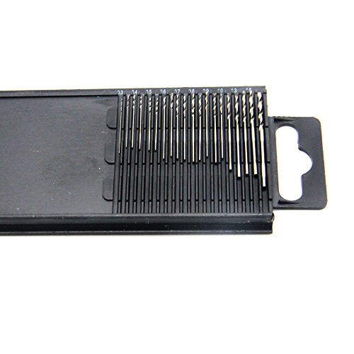 Latinaric Mini Bohrer Set Spiralbohrer Werkzeuge 0.3mm-1.6mm HSS High Speed Metallbohrer - 2