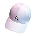 Produktbild Frühling Baseballmütze Hirolan Hut Jungen Mütze Stickerei Baumwolle Baseball Deckel Mädchen Snapback HipHop Flacher Hut Ballonmütze Original Basecap Baseball Cap Kappe (Baumwolle, Weiß)
