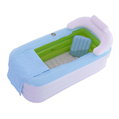 Intime Faltbare Aufblasbare Dicke Warme Erwachsene Badewanne, Spa-Badewanne, Kinder Aufblasbare Pool, Weiß - 2