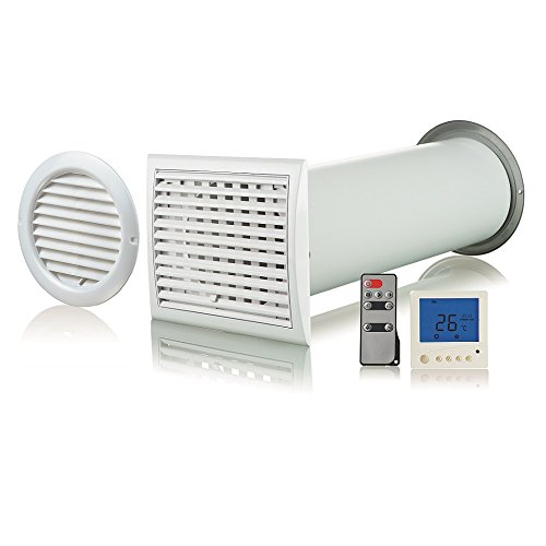 Preisvergleich Produktbild Vents Twin Fresh Easy RL-50 / Reversierende Einzelraumlüftungsanlage mit Energierückgewinnung mit Fernbedienung und digitale Bedieneinheit (RL-50)