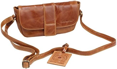 Greenburry Expedition Shoulder Bag Leather 28 cm cognac