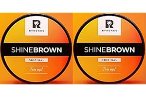 Crema aceleradora de bronceado Byrokko SHINE BROWN de 190 ml cada tumbona y bronceado al aire libre 100% ingredientes naturales, aceite de zanahoria, aceite de oliva virgen extra, aceite de nuez y