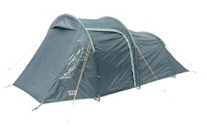 Vango Skye Tent Family Camping Festival Stand-Up Tunnel Tent | Waterproof, Easy Setup, 3000mm HH & PowerFlex Poles